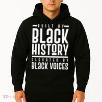 Built By Black History Elevated By Black Voices Hoodie thumb 2