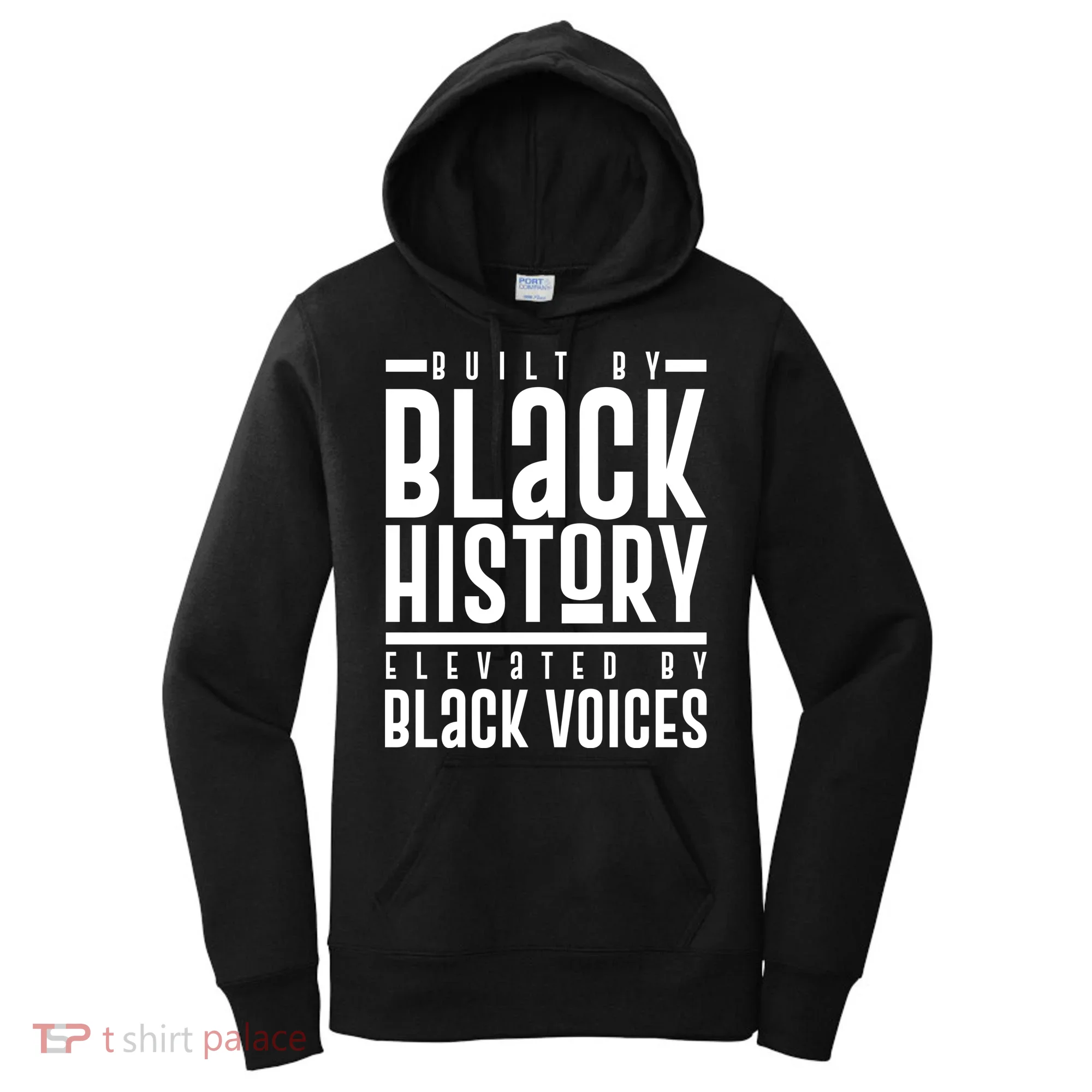 Built By Black History Elevated By Black Voices Women's Hoodie
