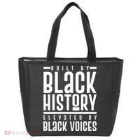 Built By Black History Elevated By Black Voices Tote Bag thumb 0