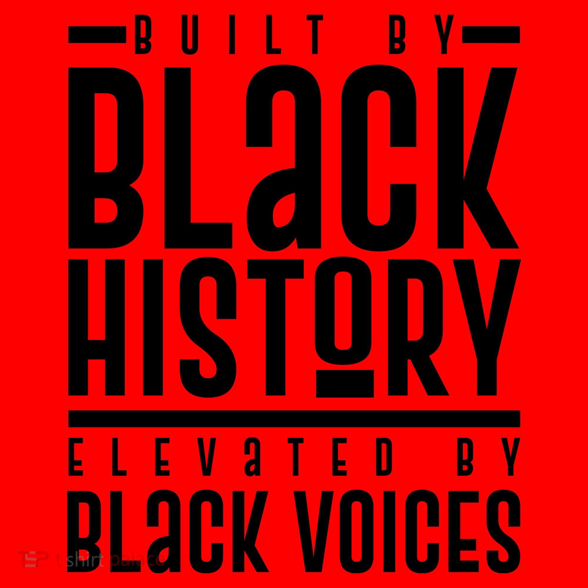 Built By Black History Elevated By Black Voices Santa Hat