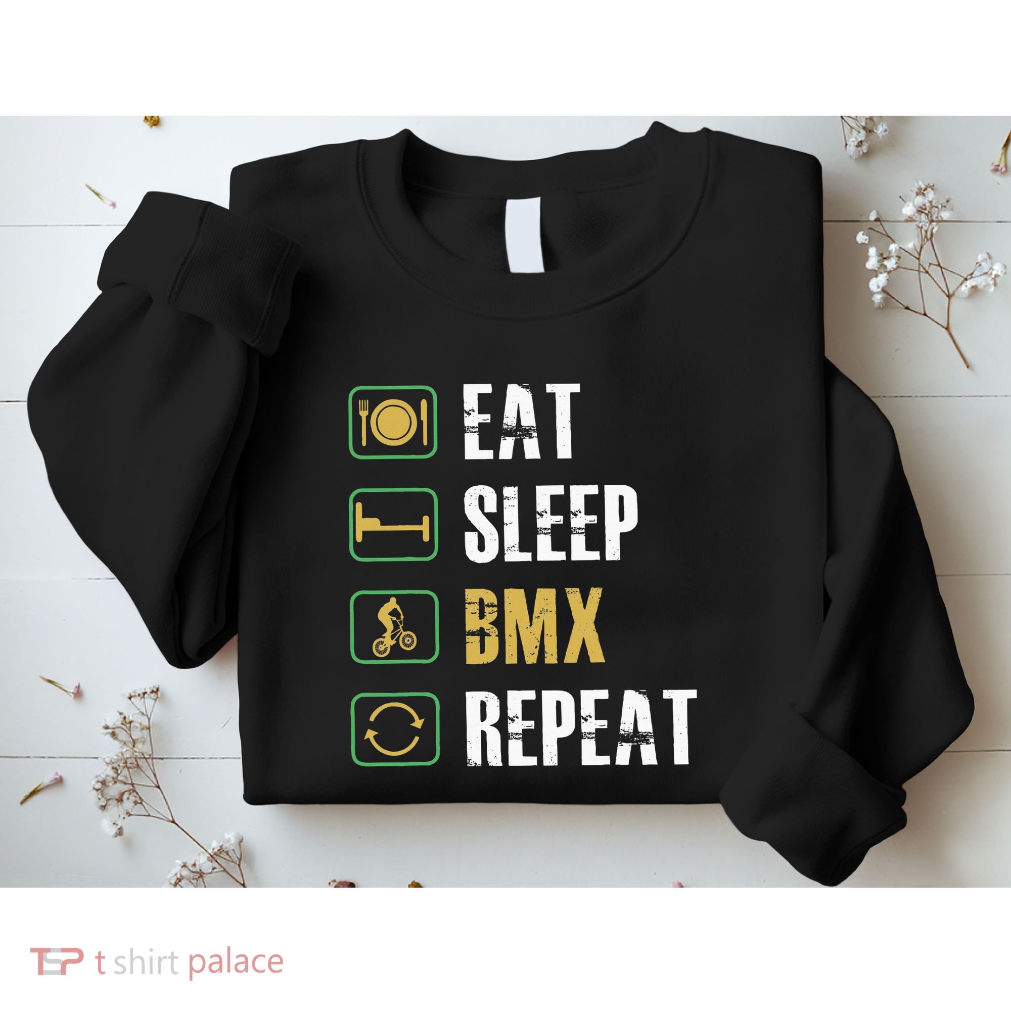 Bmx Bike Bicycle Motocross Racing Biker Rider Biking Cyclist Sweatshirt