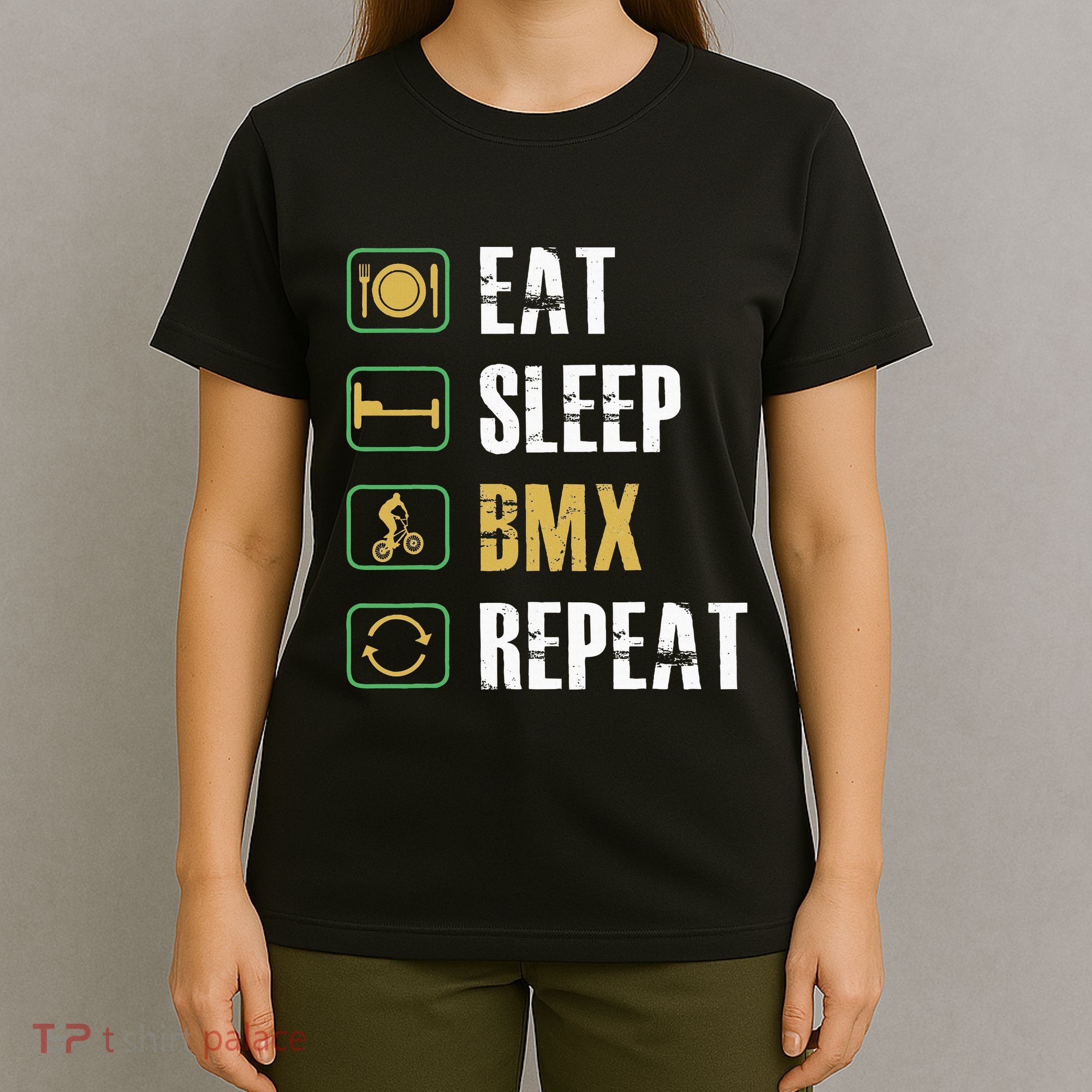 Bmx Bike Bicycle Motocross Racing Biker Rider Biking Cyclist T-Shirt