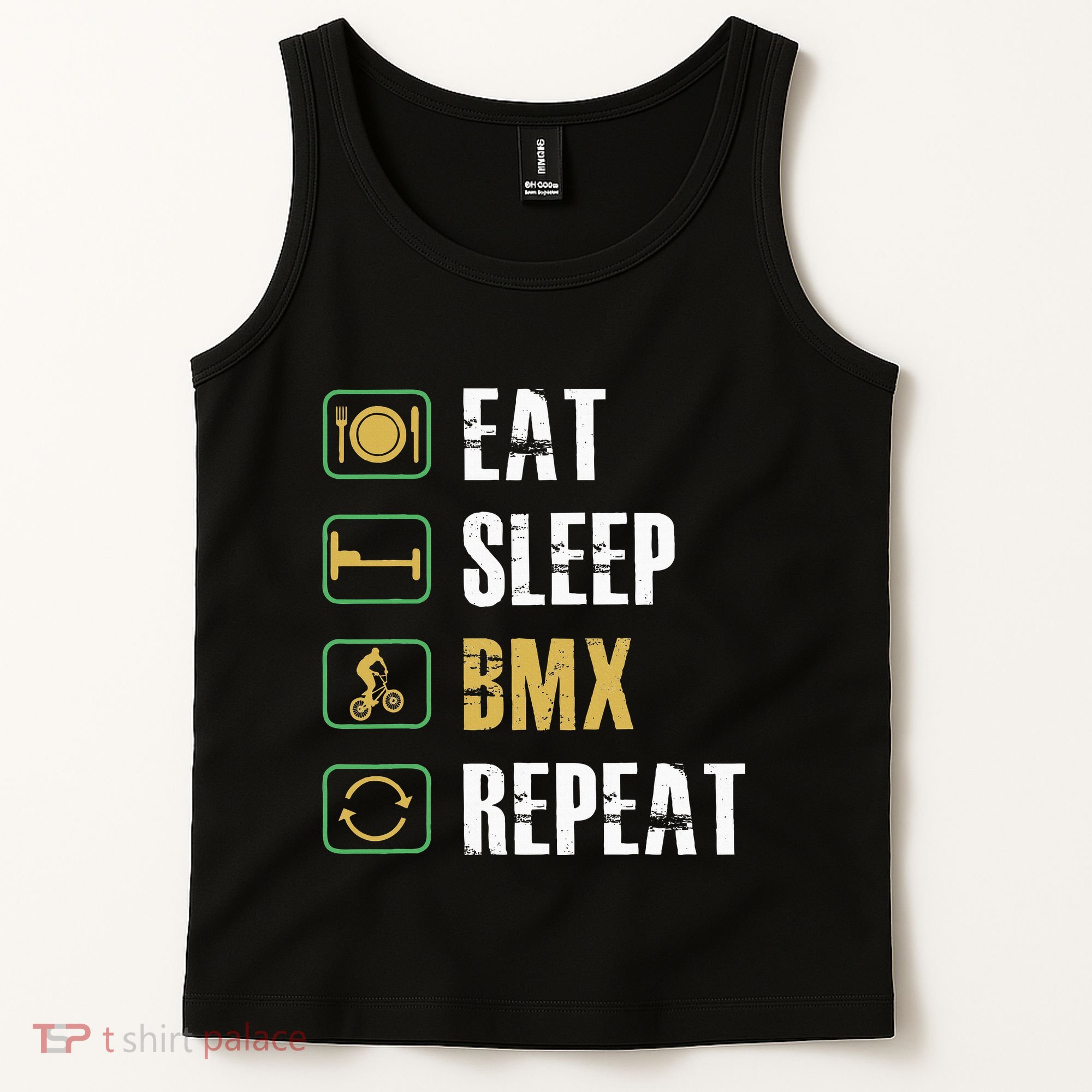 Bmx Bike Bicycle Motocross Racing Biker Rider Biking Cyclist Tank Top