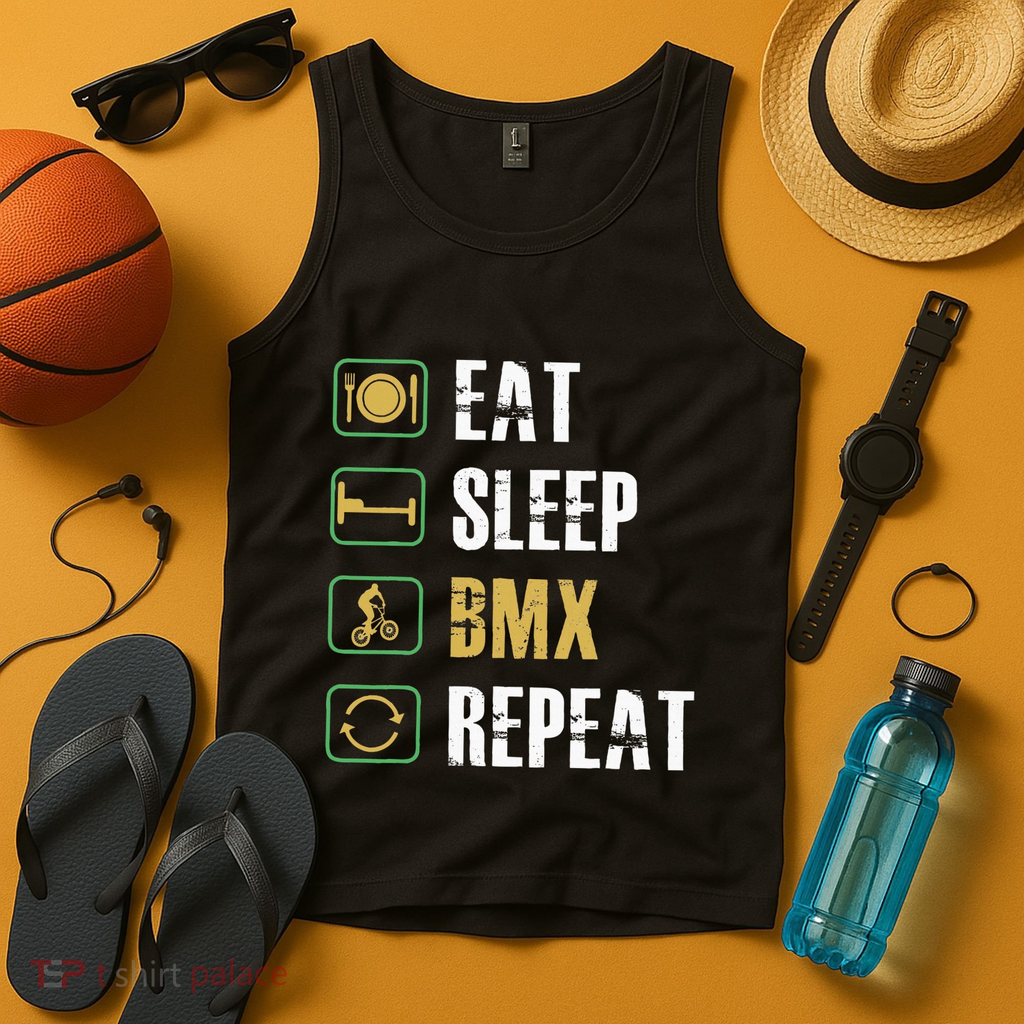Bmx Bike Bicycle Motocross Racing Biker Rider Biking Cyclist Tank Top