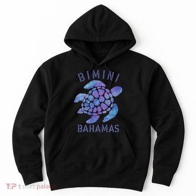 Bimini, Bahamas Beach Design Souvenir Illustration Hoodie