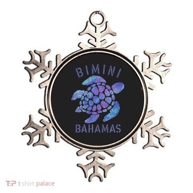 Bimini, Bahamas Beach Design Souvenir Illustration Ornament