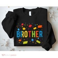 Brother Building Blocks Birthday Sweatshirt thumb 2