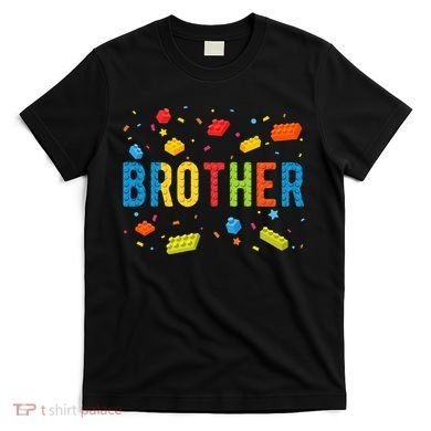 Brother Building Blocks Birthday T-Shirt
