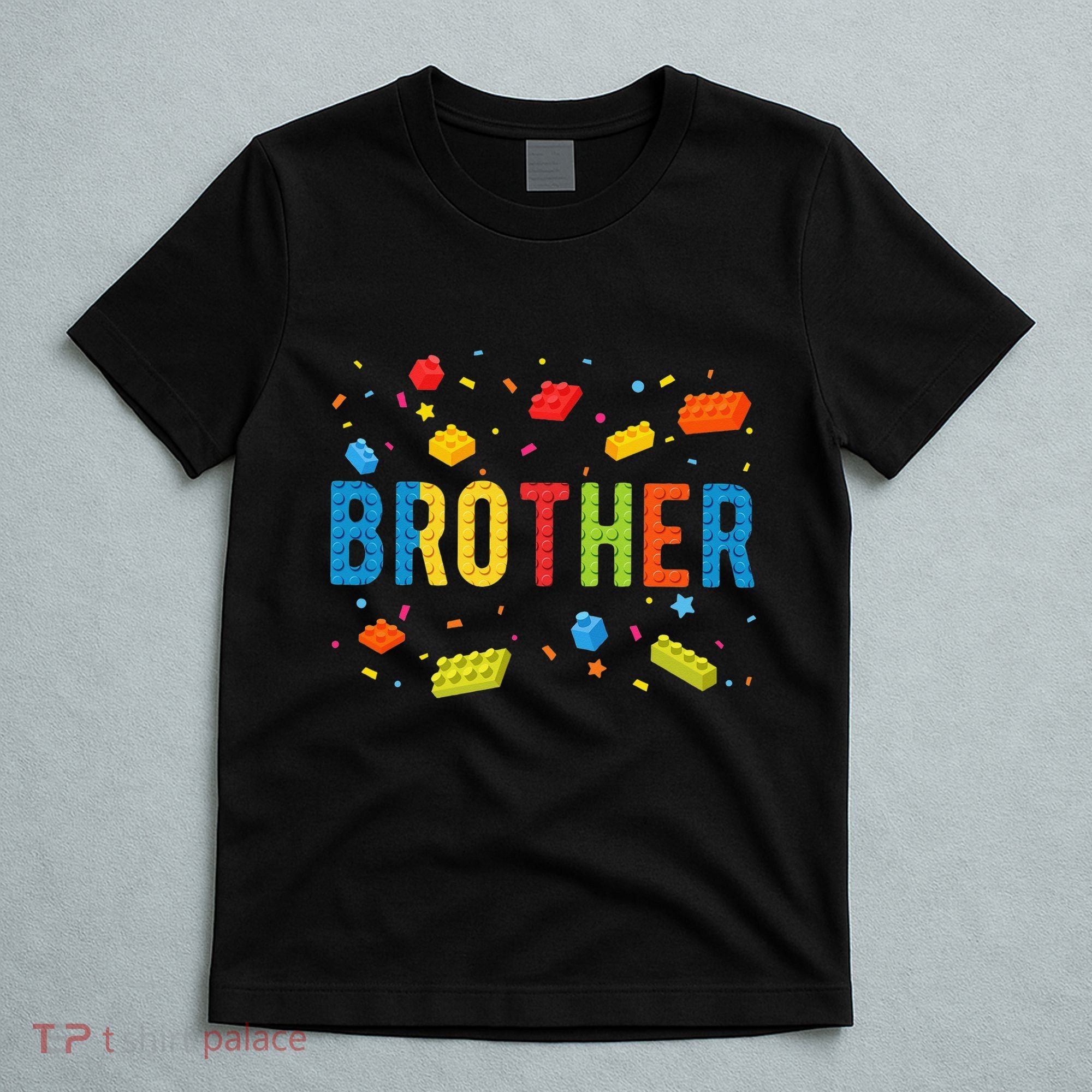 Brother Building Blocks Birthday T-Shirt