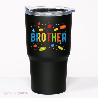 Brother Building Blocks Birthday Tumbler