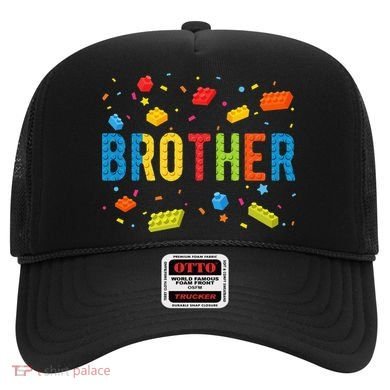 Brother Building Blocks Birthday Hat