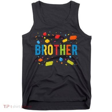 Brother Building Blocks Birthday Tank Top