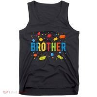 Brother Building Blocks Birthday Tank Top thumb 0