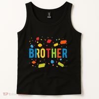 Brother Building Blocks Birthday Tank Top thumb 2
