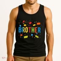 Brother Building Blocks Birthday Tank Top thumb 3