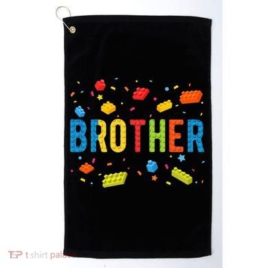Brother Building Blocks Birthday Golf Towel