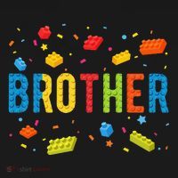 Brother Building Blocks Birthday Women's Long Sleeve Shirt thumb 2
