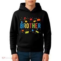 Brother Building Blocks Birthday Kids Hoodie thumb 4