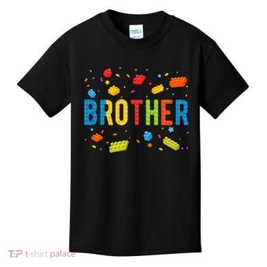 Brother Building Blocks Birthday Kids T-Shirt