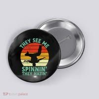Breakdancing Bboying Bboy Funny Breakdancer Button thumb 0