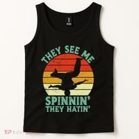 Breakdancing Bboying Bboy Funny Breakdancer Tank Top thumb 2