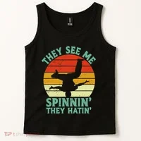 Breakdancing Bboying Bboy Funny Breakdancer Tank Top thumb 2