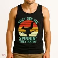 Breakdancing Bboying Bboy Funny Breakdancer Tank Top thumb 3
