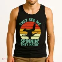 Breakdancing Bboying Bboy Funny Breakdancer Tank Top thumb 3