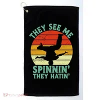 Breakdancing Bboying Bboy Funny Breakdancer Golf Towel thumb 0