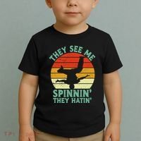 Breakdancing Bboying Bboy Funny Breakdancer Toddler T-Shirt thumb 2