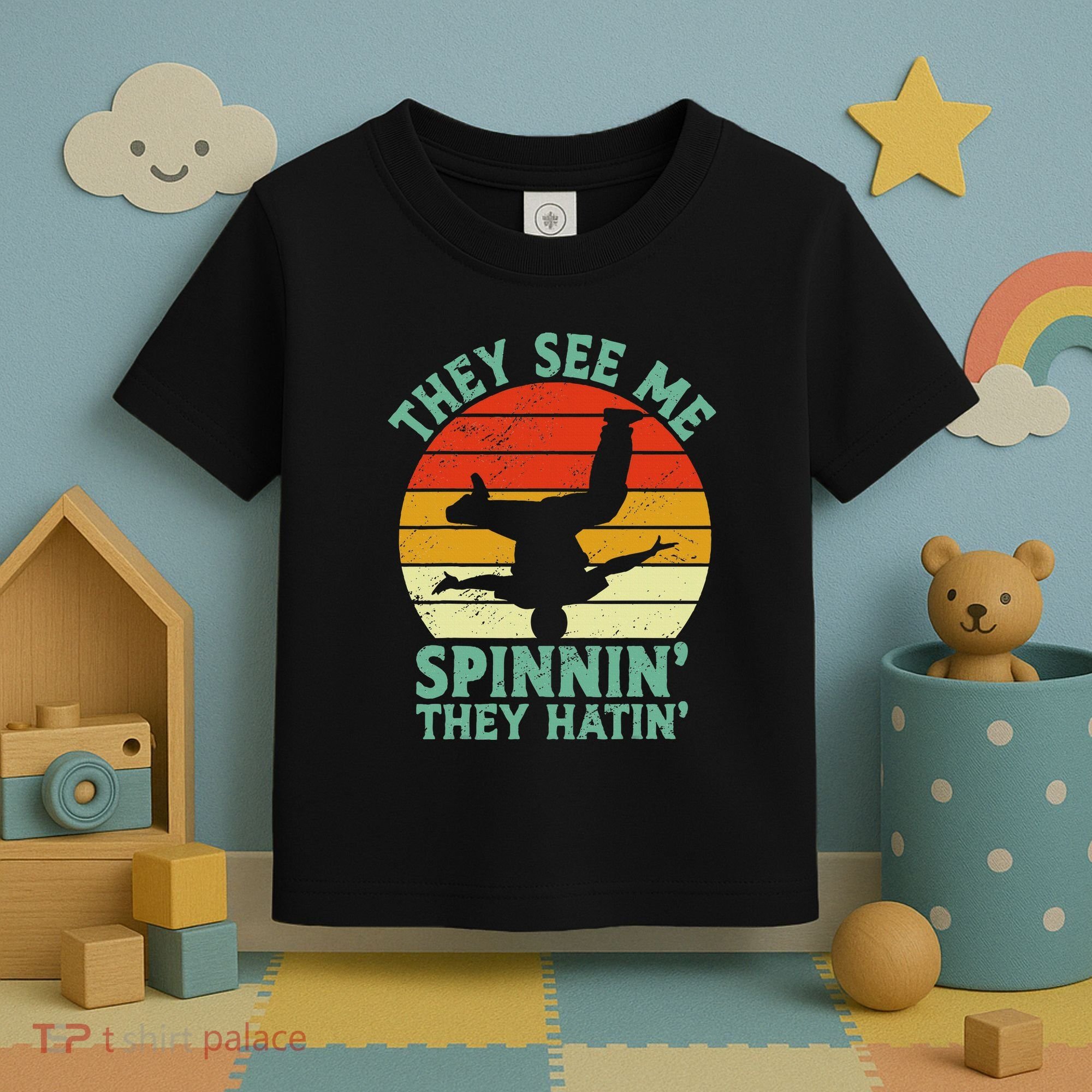 Breakdancing Bboying Bboy Funny Breakdancer Toddler T-Shirt