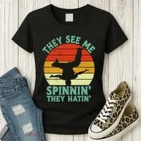 Breakdancing Bboying Bboy Funny Breakdancer Women's T-Shirt thumb 3