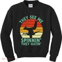 Breakdancing Bboying Bboy Funny Breakdancer Kids Sweatshirt thumb 0