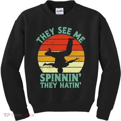 Breakdancing Bboying Bboy Funny Breakdancer Kids Sweatshirt