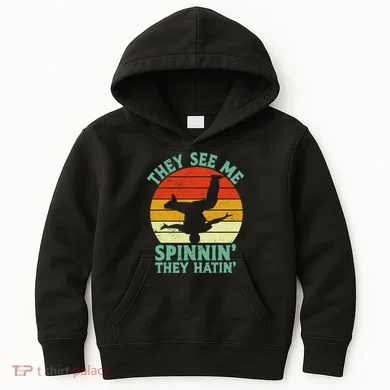 Breakdancing Bboying Bboy Funny Breakdancer Kids Hoodie