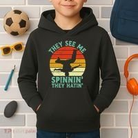 Breakdancing Bboying Bboy Funny Breakdancer Kids Hoodie thumb 2