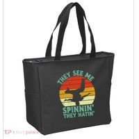 Breakdancing Bboying Bboy Funny Breakdancer Tote Bag thumb 2