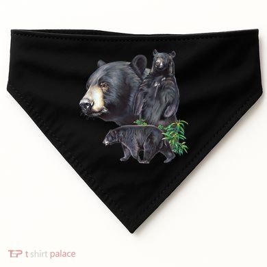 Black Bears USA-Made Doggie Bandana