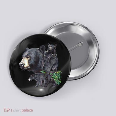 Black Bears Button