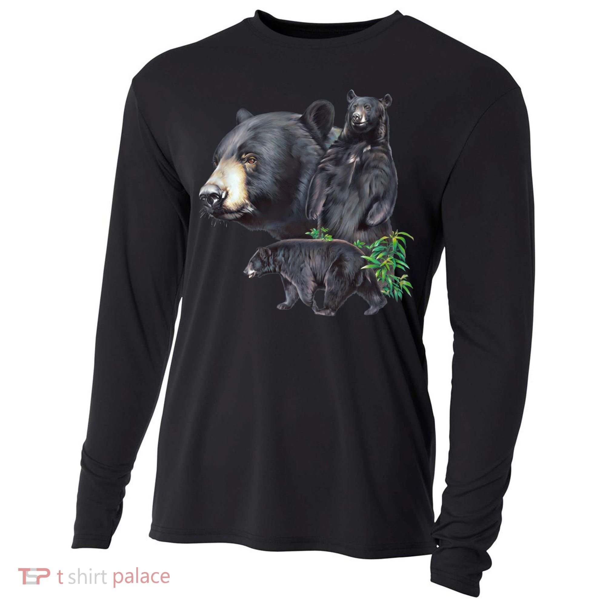 Black Bears Cooling Performance Long Sleeve Crew