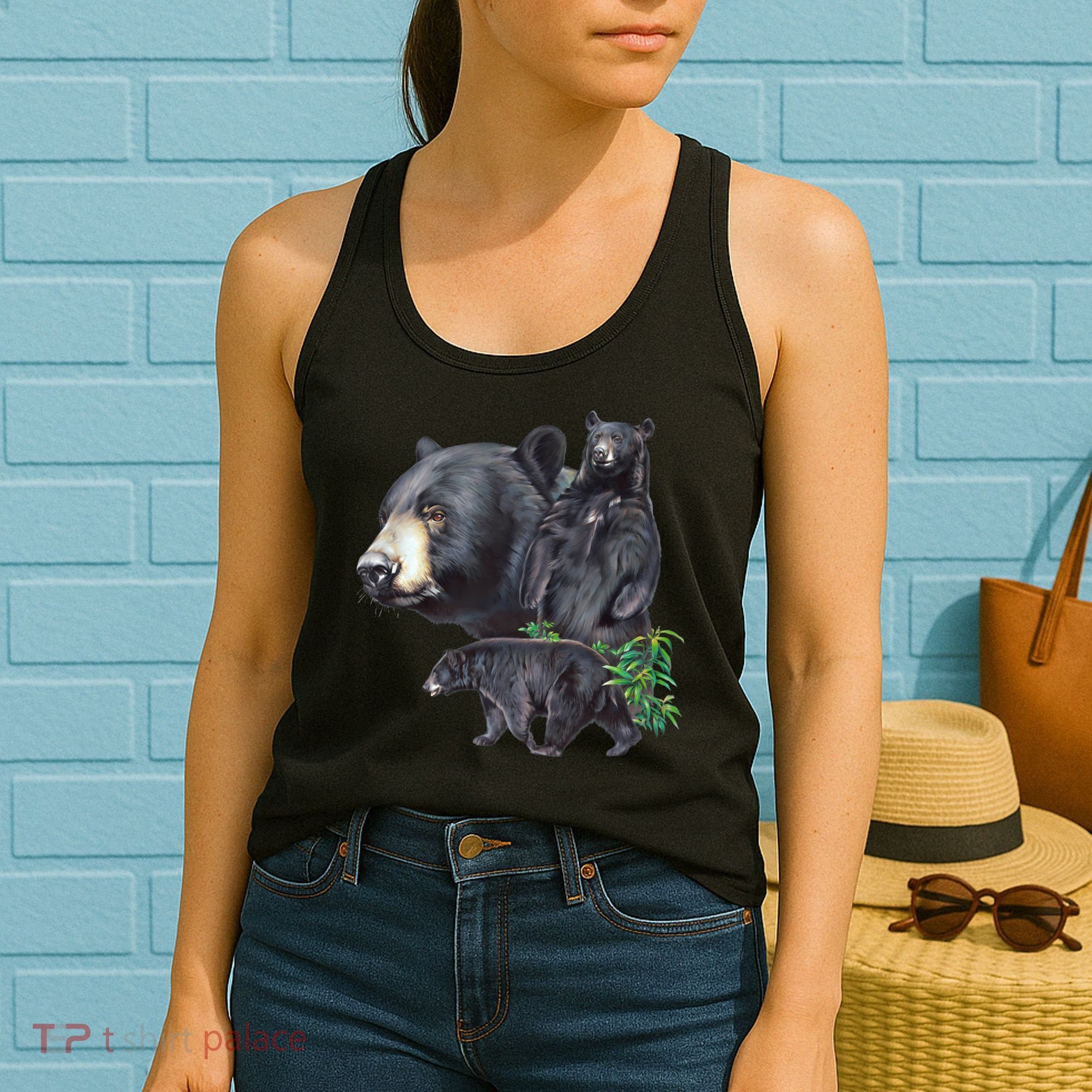 Black Bears Women's Tank Top