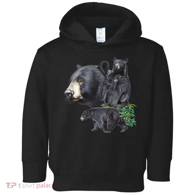 Black Bears Toddler Hoodie