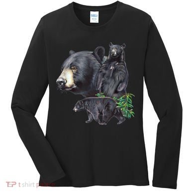 Black Bears Women's Long Sleeve Shirt