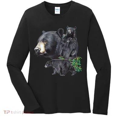 Black Bears Women's Long Sleeve Shirt