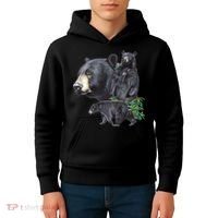 Black Bears Kids Hoodie thumb 4