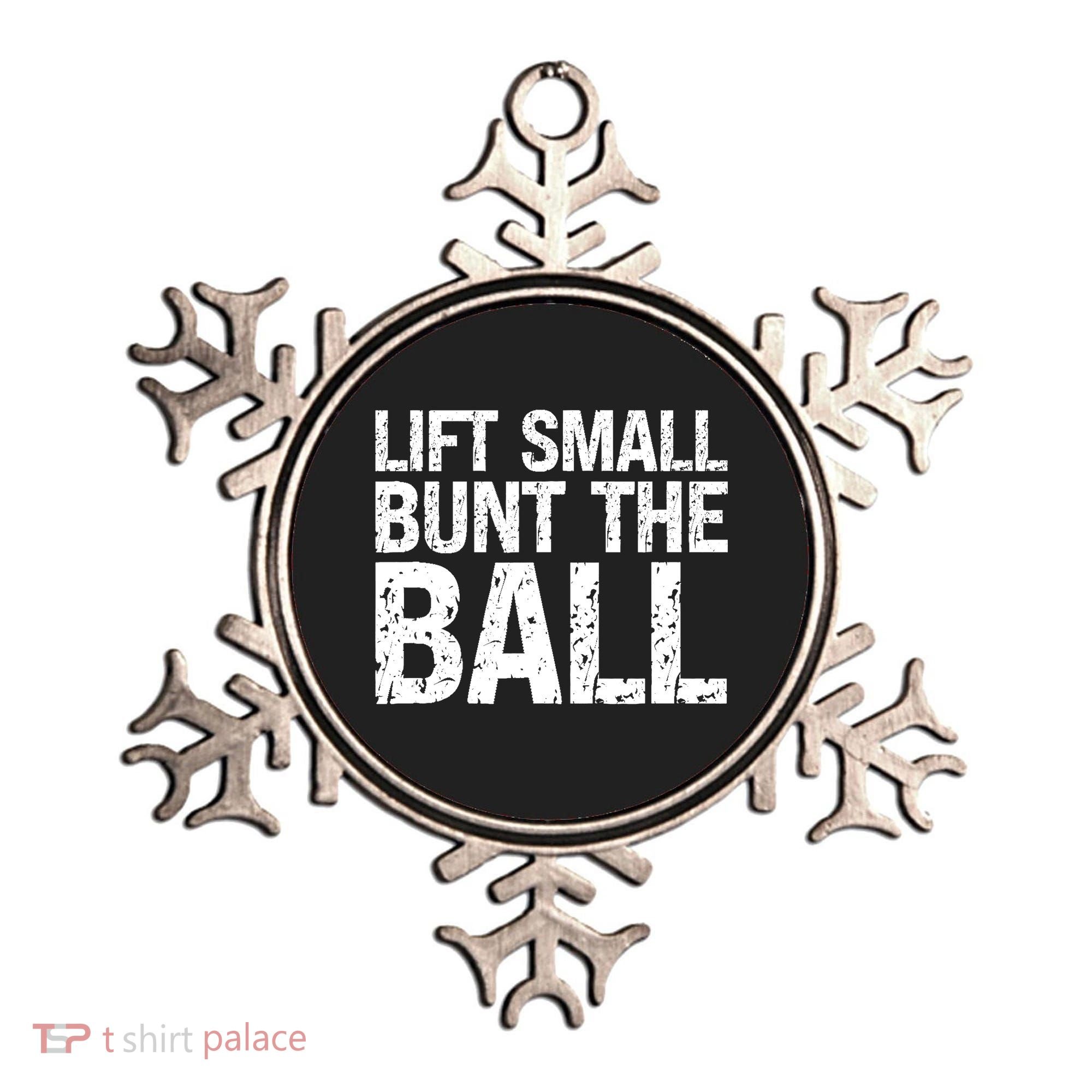 Baseball Batter Batting Strategy Lift Small Bunt The Ball Ornament
