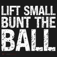 Baseball Batter Batting Strategy Lift Small Bunt The Ball Ornament thumb 1