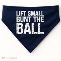 Baseball Batter Batting Strategy Lift Small Bunt The Ball USA-Made Doggie Bandana thumb 0