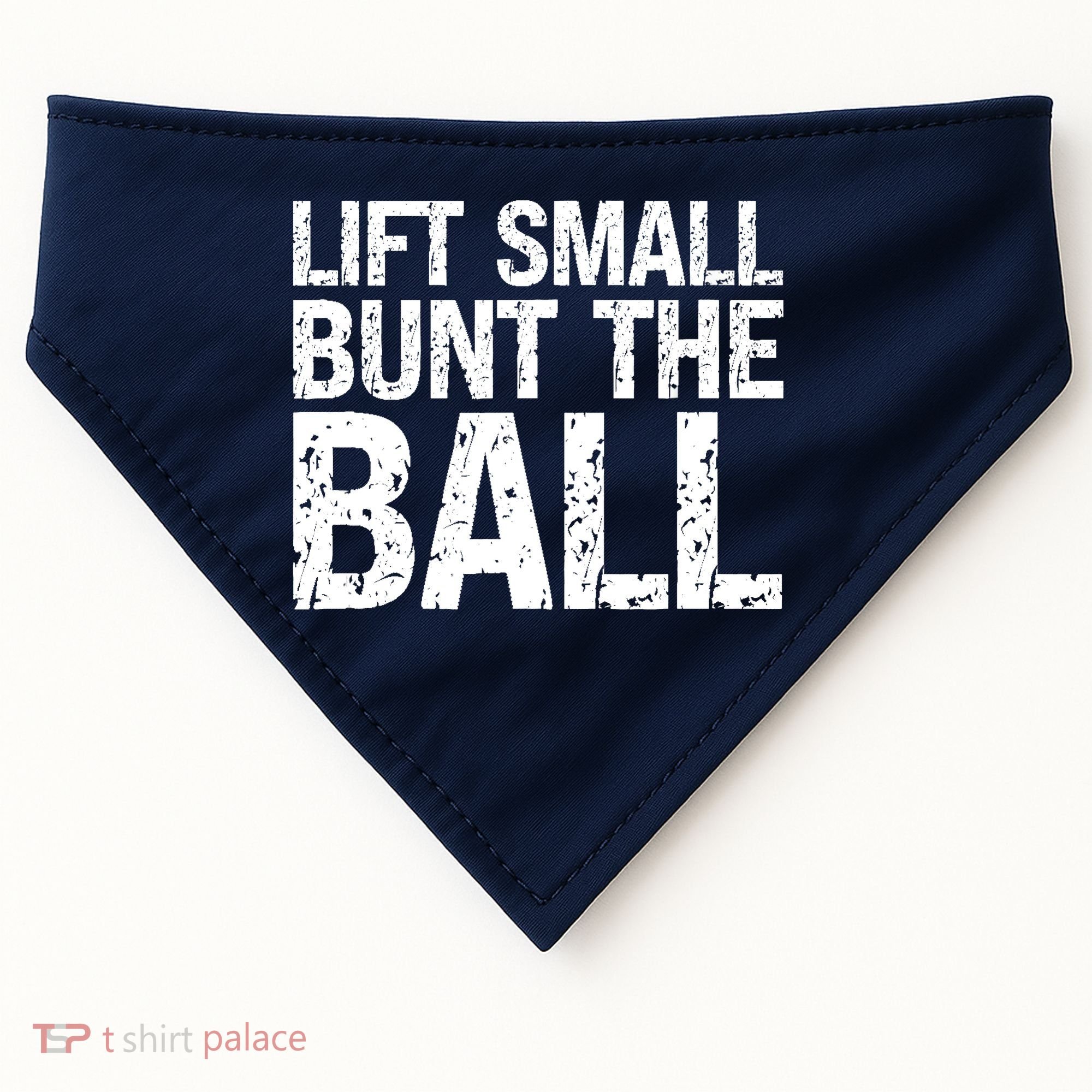 Baseball Batter Batting Strategy Lift Small Bunt The Ball USA-Made Doggie Bandana