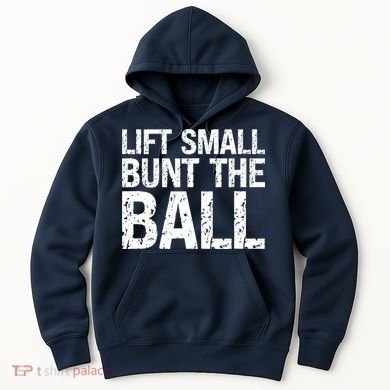Baseball Batter Batting Strategy Lift Small Bunt The Ball Hoodie